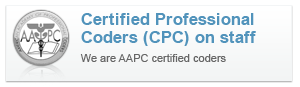 AAPC Certifed Coder on Staff!